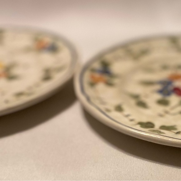 2 NEMOURS by Longchamp made France Used Bread/Butter Plate 6 3/8” diameter Plate - Picture 6 of 7